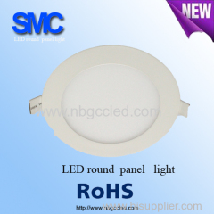 LED round Panel Light Fixture with super white LEDs 1200Lumen 15 Watt