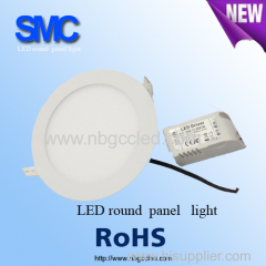 Round Non-Dimmable LED Recessed Ceiling Panel Lights Natural White 10W