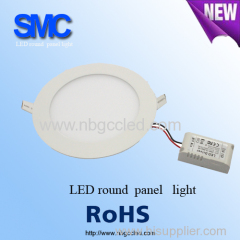 high brightness 18W led round panel light flat led panel light