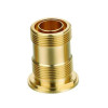 Precision machined brass adapter