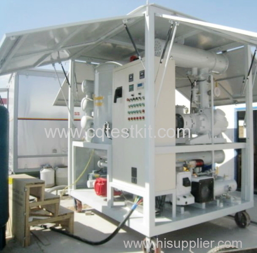 Double Stage Vaccum Transformer Oil Purifier