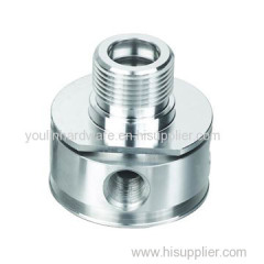 Precision machining aluminum fiber connectors