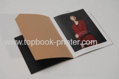 top-grade gold stamped cover gloss laminated softcover or softback cut-corner book printer