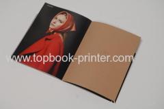 top-grade gold stamped cover gloss laminated softcover or softback cut-corner book printer