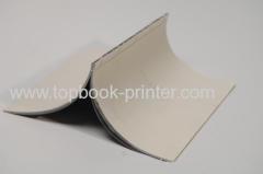 Excellent 250gsm matte lamination embossed paper cover soft book printing