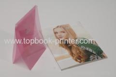 custom spot UV coating card paper cover perfect bound softcover or softbound book printer