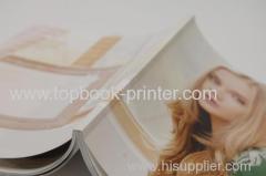 custom spot UV coating card paper cover perfect bound softcover or softbound book printer