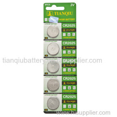 TIANQIU brand lithium button cell