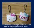 OEM Logo Printed Key Chains / Custom 2D 3D Animal PVC Key Chain for Girls Gifts