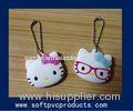 OEM Logo Printed Key Chains / Custom 2D 3D Animal PVC Key Chain for Girls Gifts