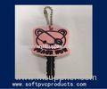 Key Cover Promotional Gifts Soft PVC Keychain / Lovely Bear Personalized Key Chains