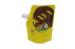 Custom Yellow Liquid Spout Bags With Low Smell PET , NY , PE Layer