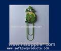Colorful Small Novelty Cartoon Shaped Paper Clips with Rubber , Soft PVC Materials