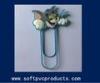 Creative Funny Tom Cat Cartoon PVC Paper Clip / Customized Paper Clips Wholesale