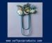 Creative Funny Tom Cat Cartoon PVC Paper Clip / Customized Paper Clips Wholesale