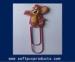 Personalized Style Cute Animal Shape Soft PVC Paper Clip for Commercial Promotional Gifts