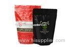 Red / Black Metallized Stand Up Pouches With Zipper , Vacuum Food Packaging