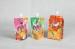 Eco Friendly Liquid / Juice Spout Pouch Packaging For Baby , Orange / Pink