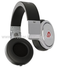 Monster Beats Dr.Dre Pro High Definition Over-the-Ear Headphones Black Silver