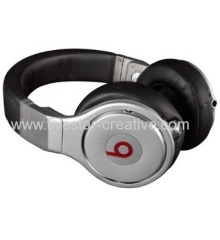 Monster Beats Dr.Dre Pro High Definition Over-the-Ear Headphones Black Silver