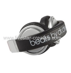 Monster Beats Dr.Dre Pro High Definition Over-the-Ear Headphones Black Silver