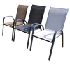 outdoor textilene piled high chairs