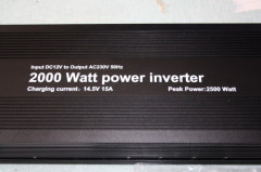 2000W Dual sockets with UPS&Charger function power inverte