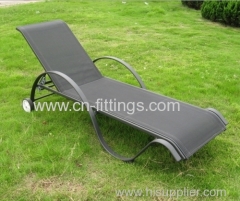 aluminium frame outdoor textilene recliners