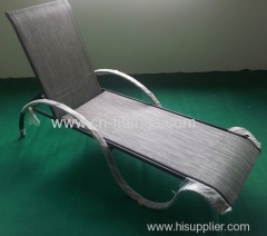 aluminium frame outdoor textilene recliners