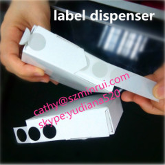 custom printing vinyl sticker label in dispenser