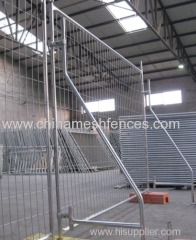 Construction-site 2100x2400mm HDG iron wire mesh Temporary fence