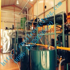 mobile oil refinery small oil recycling plant to base oil from used engine oil
