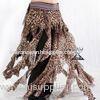 Long Tassel Spandex Mesh Tribal Belly Dance Hip Scarves In Performance Or Practice