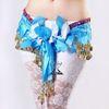 Beautiful Belly Dance Hip Scarves Decorated With Coins For adult / children