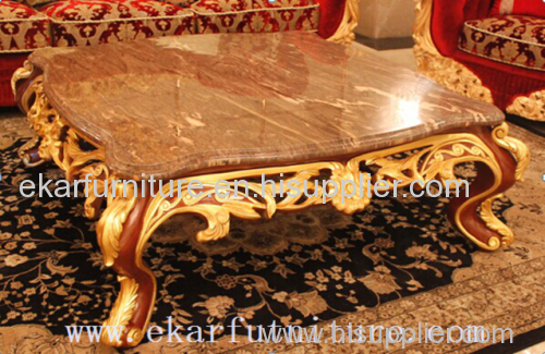 Coffee table marble table living room furniture