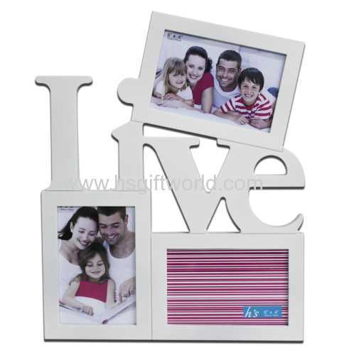 3 opening plastic injection photo frame No.ZY006