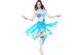 Embroidered Spandex Belly Dance Performance Costumes with Glossy Diamonds