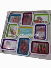 9 opening plastic injection photo frame No.TYPR0009