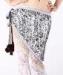 Delicate Louver Beruffled Belly Dancing Hip Scarves , Belly Dance Practice Wear