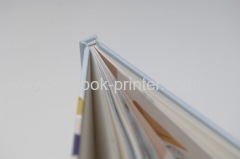 matte coated paper cover gold stamped case binding hardcover or hardback book printing