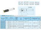 Morse taper shank R5 R6 Indexable End Mill , High Helix Cutting Tools