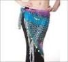 Leopard Print Chiffon Hip Scarves Belly Dancing Performance Costumes From Egypt