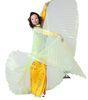 Fantastic Rotate Green ladies Belly Dance Wings For Practice / Performance