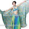 Fashion Special Belly Dance Wings Performance Wear In Green Color