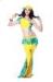 Modern Yellow Color Fitness Belly Dance Practice Costumes For Ladies