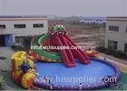 Funny Kids Inflatable Water Park , Inflatable Floating Water Park Playground