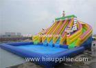 Children Amazing Durable Largest Inflatable Water Slide With Pool