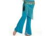 Comfy Crystal Cotton Belly Dance Harem Pants , Soft Hip Scarf Practice Wear