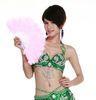 Light and Handy Pink Belly Dance Wear for Performance Turkey Feather Fans