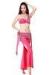 Fashion Red Belly Dance Costumes for Practice Top + Pants + Small Capelet